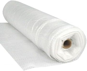 Farm Plastic Supply - String Reinforced 4 Year UV Resistant 10 mil Clear Greenhouse Plastic Sheeting - 4 Year UV Resistant Polyethylene Greenhouse Film, Hoop House Green House Cover (6' x 25')