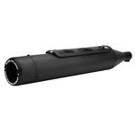 Globe Auto Parts Compatible with Royal Enfield Exploder Long Life Silencer for Bullet Black Old Classic