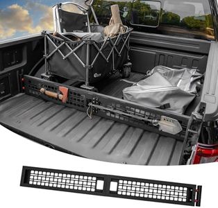 Maxzina Truck Bed Divider Compatible with 2024 2025 2026 F150 Cargo Divider Trunk Organizer Aluminum Alloy Luggage Divider Replacement with Molle Panel for 2024 F-150 Accessories