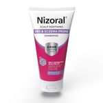 Nizoral Scalp Soothing Dry & Eczema Prone Shampoo, 24HR soothing care, Next generation dry scalp relief, Moisturising care for all hair types (200ml, Pack of 1)