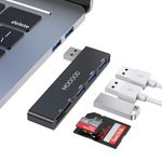 MOGOOD USB Hub, Multiport USB Adapter, 5 in 1 USB with 1×USB 3.0, 2×USB 2.0, SD/TF Card Reader Compatible with PC Laptop, Desktop, MAC, Macbook, NoteBook, PS4, Xbox, Wii