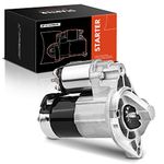 A-Premium Starter Motor Compatible with Jeep Grand Cherokee 2003 2004, TJ 2003-2006, Wrangler 2003-2006, 2.4L 4.0L, 12V 1.2KW 10 Teeth Clockwise, Replace# 56041012AE, M0T91082