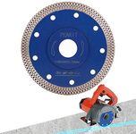 Peakit Dry Wet Tile Saw Blade 4 1/2 Inch Porcelain Diamond Blade Ceramic Cutting Disc Wheel for Angle grinder