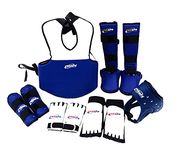 Prospo Unisex Hi-Tech Full Kit for Taekwondo (Amature) (Blue)