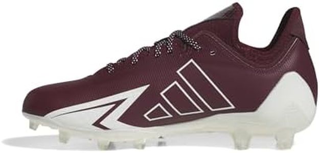 Adidas Men's Adizero Electric.1 American Football, Team Maroon/White/Team Maroon, 9.5