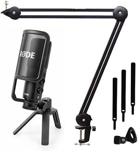 Microphone à condensateur RØDE NT-USB+ USB + bras articulé Keepdrum MS138