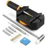 JOREST Watch Link Removal Kit, Resizing Tool for Bracelet Adjustment & Replacement, Pin Remover for Sizing Strap, Watch Adjuster, Hammer for Watch Repair, Adjust Band, with User Manual, Punches