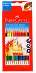 Faber-Castell Bi-Color Pencil Set - Pack of 12 (Assorted)