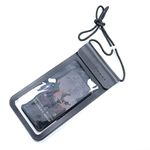 BOSWOAK Waterproof Phone Pouch,IPX8 Waterproof Phone Case Bag Holder for iPhone 14 Pro Max/14 Plus/13/13 Pro Max/12 Pro Max/11/11 Pro Max/SE/Xs Max/XR Samsung up to 6.9" for Kayaking Swimming(Black)