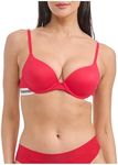 Tommy Hilfiger Women's Push Up with Strappy Soft Bra, 34B