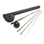 Redington Wrangler Pond Fly Fishing Kit, 4 Weight 9 Foot Rod, Crosswater Reel, Fly Line, Leader, & Carrying Case