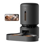 PETLIBRO Automatic Cat Feeder with Camera, 1080P HD Video with Night Vision, 5 GHz Wi-Fi Pet Feeder for 2 Cats, App Control, Real-Time Voice, Low Food & Blockage Sensor, Motion & Sound Alerts via App