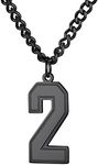 Black Baseball Jersey Number 2 Char