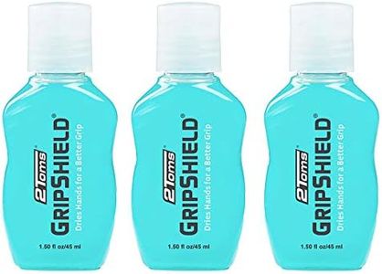 2Toms GripShield, Non-Sticky Grip Enhancer, Dry Grip for Sweaty Hands, Tennis, Pickleball, Golf, Pole Dancing, and Gaming, 1.5 Ounces, 3 Bottles