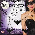 Bristol Novelty 78923 Bat Earring and Necklace, One Size