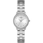 GUESS Womens Stainless Steel Analogue Watch - W1209L1 (Silver_Free Size)