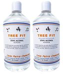 TREE FIT Ethyl Alcohol Used As Solvent For Paints,Varnishes Pure, Cleaning Mixtures | Hand Sanitizer And Laboratory | lacquers, dyes, cosmetics, perfumes. as antiseptic. (250 X 2 = 500 ml)