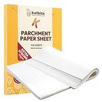 Katbite Heavy Duty Parchment Paper Sheets, Precut Non-Stick Full Parchment Sheets for Baking, Cooking, Grilling, Frying and Steaming, Full Sheet Baking Pan Liners, Commercial Baking (16x24 inch)