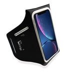 RevereSport Armband for iPhone XR. Lightweight Running Armband with Extra Pockets for Keys, Cash and Bank Cards. Phone Arm Holder for Sports, Gym Workouts and Exercise