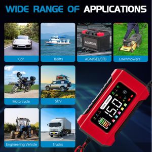 Aptliton 15-Amp Car Battery Charger – Fast Charging for Vehicles