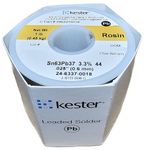 KESTER SOLDER 24-6337-0018 SOLDER WIRE, 63/37 SN/PB, 1LB