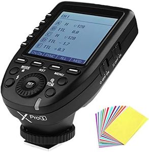 Godox Xpro-S TTL Flash Trigger for Sony Cameras Transmitter with 2.4G X Wireless System TCM Function Hss 1/8000s Large LCD Screen Slanted Design 16 Groups and 32 Channels