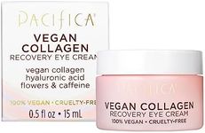 Pacifica Beauty, Vegan Collagen Overnight Recovery Eye & Face Cream, Hyaluronic Acid, Caffeine, Vitamin C & E, Hydrating & Moisturizing Skin Care for Aging and Dry Skin, 15ml - 0.5 fl oz