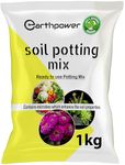 EARTHPOWER Potting Garden Soil Mix for Plants 1kg | Enriched Organic Earth Magic Potting Soil Mix (1Kg) | Garden Soil