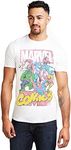Marvel Men's Call Out T Shirt, Whit