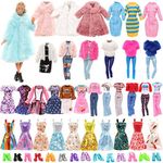 BARWA 25 Pack Doll Clothes and Acce