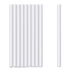 16 Pcs 9.5x0.4 Inch White Cake Dowel Rods Plastic Cake Dowels Straws Cake Rods and Support Cake Support Rods Cake Stacking Straws Cake Sticks Support Rod Cake Rods for Stacking Cake Dowels Tiered Cake