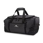 High Sierra Fairlead Collection Convertible Duffle Backpack (Color : Mercury Black), Height 22" Inches