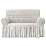 NICEEC Loveseat Slipcover Ivory Lov