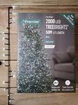 Set of 2,000 White LED TreeBright Christmas Lights with optional 8hr on/16hr off Timer