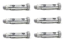 LOVELY® 10X75 MM Tam Anchor Wedge Bolt in Stainless Steel. (Set of 6)