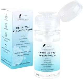 DF touchjoy Pre-Cleanse Cleansing Water Eye Makeup Remover(Not Lash Glue Remover) Lash Clusters Micellar Water Prep for Lids and Lashes Facial Cleanser Suitable for Sensitive Skin 100ml