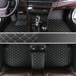 Custom Making Car Floor Mats for Mercedes Benz A,B,C,E,S-Class,AMG GT, CLA,CLK,CLS,M-Class,G-Class,GLA,GLB,GLC,GLE,GLK,GL/GLS,EQA,EQB,EQC,EQE,EQS 1999-2023 (Black Beige)
