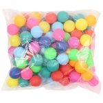 50 Pack Coloured Table Tennis Balls Ping Pong Balls 40mm Plastic Halloween Christmas Decorations Perfect for Cat Dog Craft Party School Family Games Beginner Adult