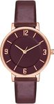 ON TIME OCTUS Synthetic Analog Girl'S And Women'S Watch Mt-394 (Maroon Dial Maroon Colored Strap)