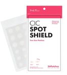 CIC Spot Shield Two Size Pimple Patches | Absorbs Pimple Overnight | Invisible, Blemish Spot| For Active Surface Acne | Waterproof | Made in Korea | For All Skin Types (36 Patches)