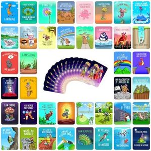 Affirmation Cards for Kids - Daily Affirmations, Mindfulness Skills, Positive Messages, Mindful Kids Cards, Inspirational Deck, Kindness Notes for Kid