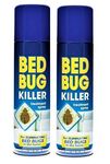 2X Bed Bug Killer Spray Treatment Pest Control Kills Insect, Fleas, Ticks, Bed Bug & Lice