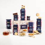 The British Hamper Company Traditional Hamper Gift Set – Biscuit Hampers, Afternoon Tea, Birthday Gifts for Women, Gourmet Food Basket, Ideal for Couples & Families