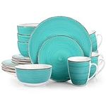 16-Piece Dinnerware Set Sky Blue Service for 4 - LIVINGbasics