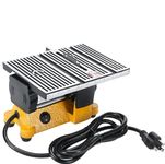 YIPONYT Mini Table Saw, 4" Portable Mini Hobby Table Saw, Small Cutting Machine, 4500Rpm DIY Handmade Wooden Model Crafts, Metal Wood Stone Cutter w/4" Blades