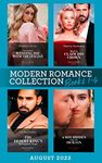 Modern Romance August 2023 Books 1-4: Innocent's Wedding Day with the Italian / Back to Claim His Crown / The Desert King's Kidnapped Virgin / A Son Hidden from the Sicilian