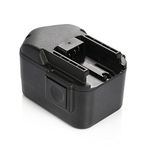 Powerextra Milwaukee 14.4V 2000mAh Ni-CD Replacement Power Tool Battery Compatible P/N 48-11-1000 48-11-1014 48-11-1024