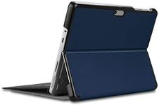 Kepuch Custer Case for Surface Pro 7 6 5 4,Ultra-Thin PU-Leather Hard Shell Cover for Surface Pro 7 6 5 4 - Blue