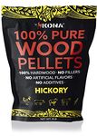 Kona 100% Hickory Smoker Pellets, Intended for Ninja Woodfire Outdoor Grill, 8 lb Resealable Bags