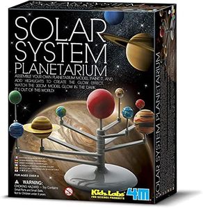 4M Solar System Planetarium - DIY Glow In The Dark Astronomy Planet Model Stem Toys Gift for Kids & Teens, Girls & Boys, Model:3427